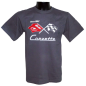 Preview: Corvette T-Shirt - Collage grau Preview: Corvette T-Shirt - Collage grau