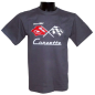 Preview: Corvette T-Shirt - Collage grau