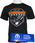 Preview: Mopar, Hemi, T-Shirt brown vorne, Label