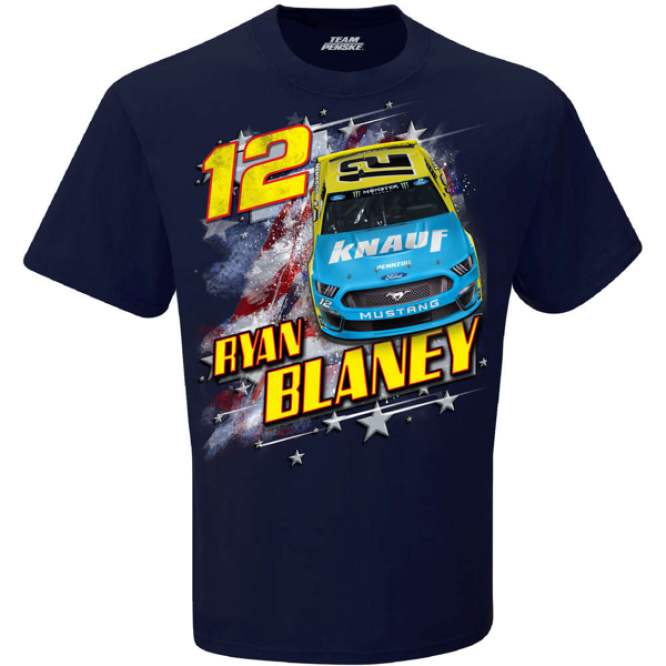 #12, Ryan Blaney, "Patriotic T-Shirt" #12, Ryan Blaney, "Patriotic T-Shirt"