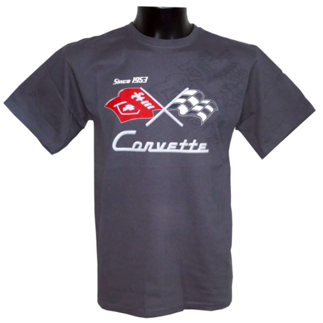 Corvette T-Shirt - Collage grau