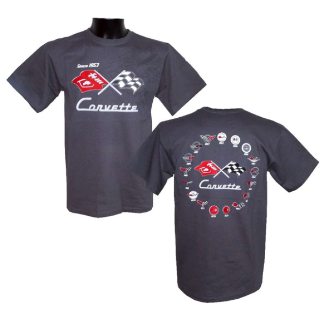 Corvette T-Shirt - Collage grau Corvette T-Shirt - Collage grau