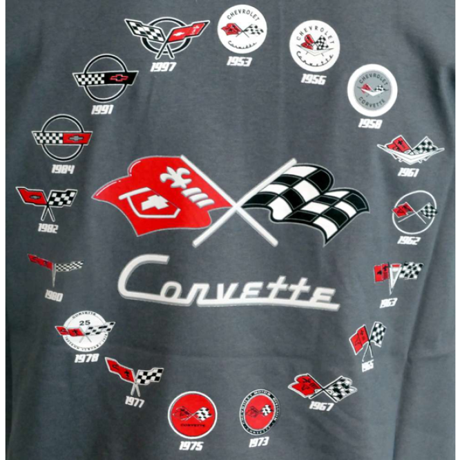 Corvette T-Shirt - Collage grau Corvette T-Shirt - Collage grau