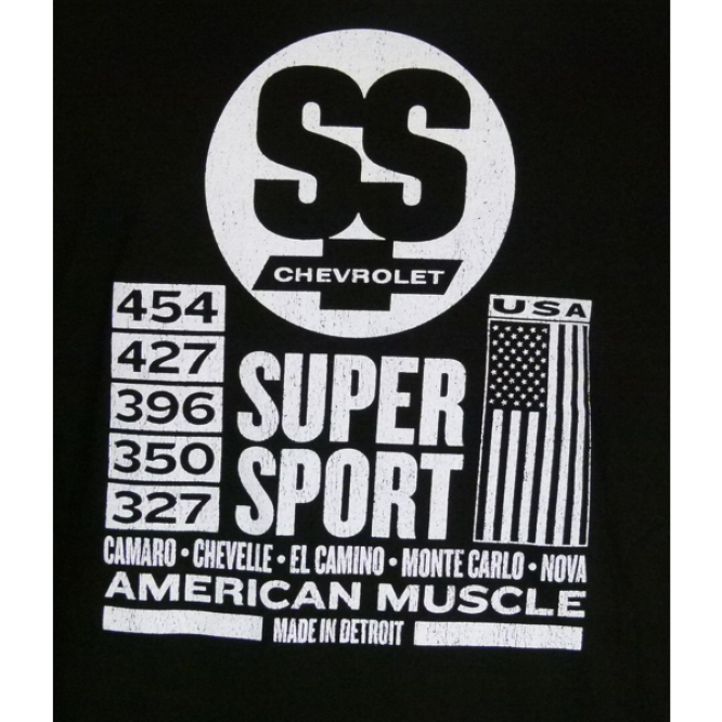 chevrolet-super-sport-t-shirt detail