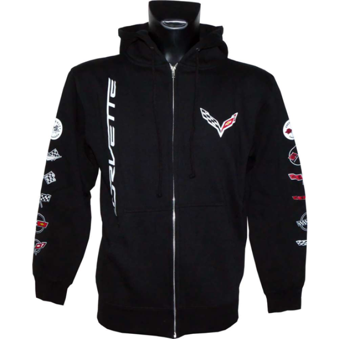 Corvette Hoodie schwarz Corvette Hoodie schwarz