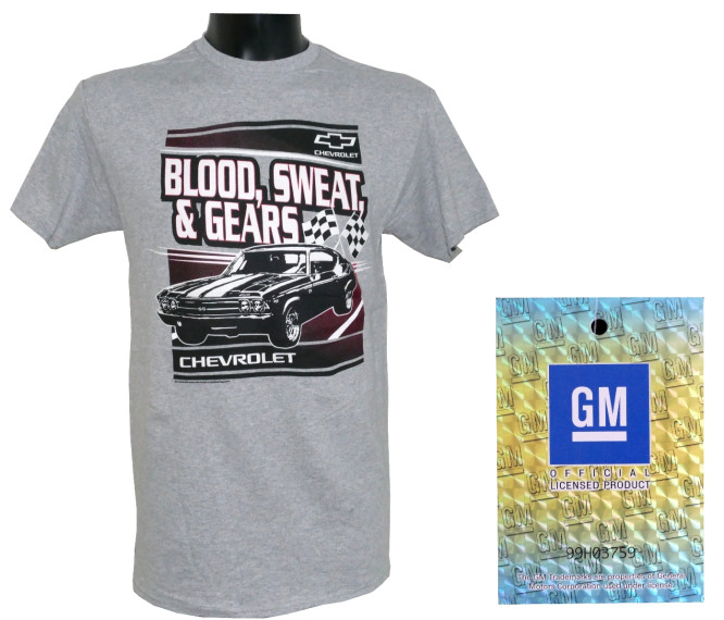 Chevrolet "Blood, Sweat, Gears" T-Shirt Chevrolet "Blood, Sweat, Gears" T-Shirt