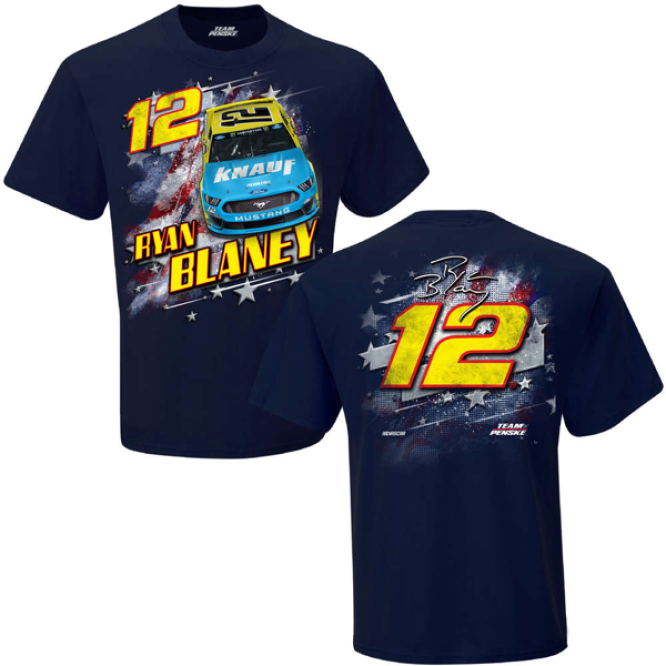 #12, Ryan Blaney, "Patriotic T-Shirt" #12, Ryan Blaney, "Patriotic T-Shirt"