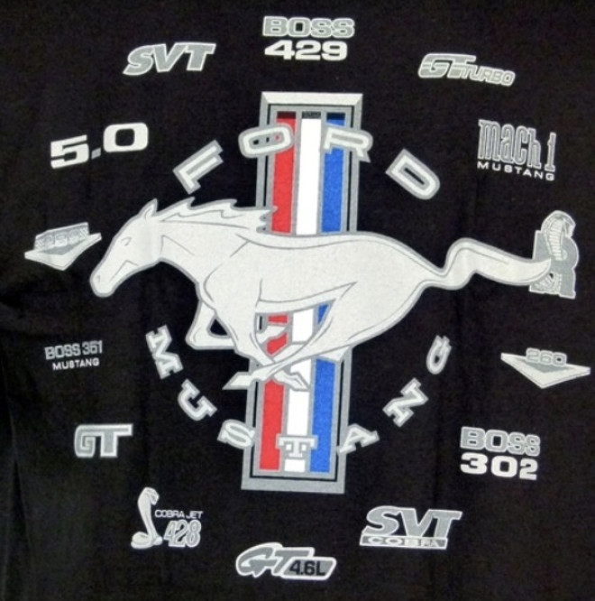Mustang-T-Shirt-Gt-5-boss-302-mach1-tribar Mustang-T-Shirt-Gt-5-boss-302-mach1-tribar