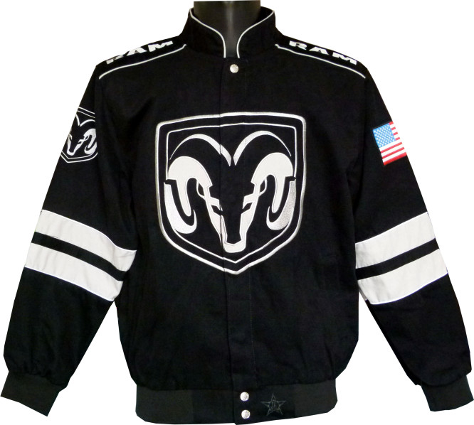RAM Jacke mit großem gesticktem Logo RAM Jacke mit großem gesticktem Logo