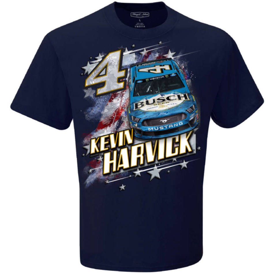 #4, Kevin Harvick - Busch Beer - Patriotic T-Shirt
