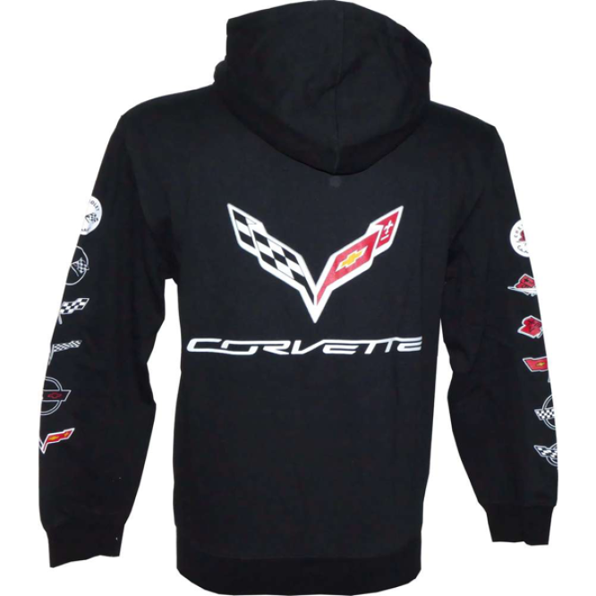 Corvette Sweatshirt Jacket black
