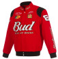 Preview: # 8 Dale Earnhardt Jr. - Full-Snap Racing Jacke Budweiser Design in rot