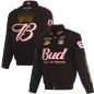Preview: # 8 Dale Earnhardt Jr. - Full-Snap Racing Jacke Budweiser Design in schwarz