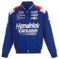 Preview: # 5 Kyle Larson - Nascar - Hendrick Full-Snap Racing Jacke in Royal-Blau