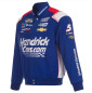 Preview: # 5 Kyle Larson - Nascar - Hendrick Full-Snap Racing Jacke in Royal-Blau