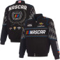 Preview: NASCAR - bestickte Full-Snap NASCAR Racing Jacke Design 2026 - in schwarz