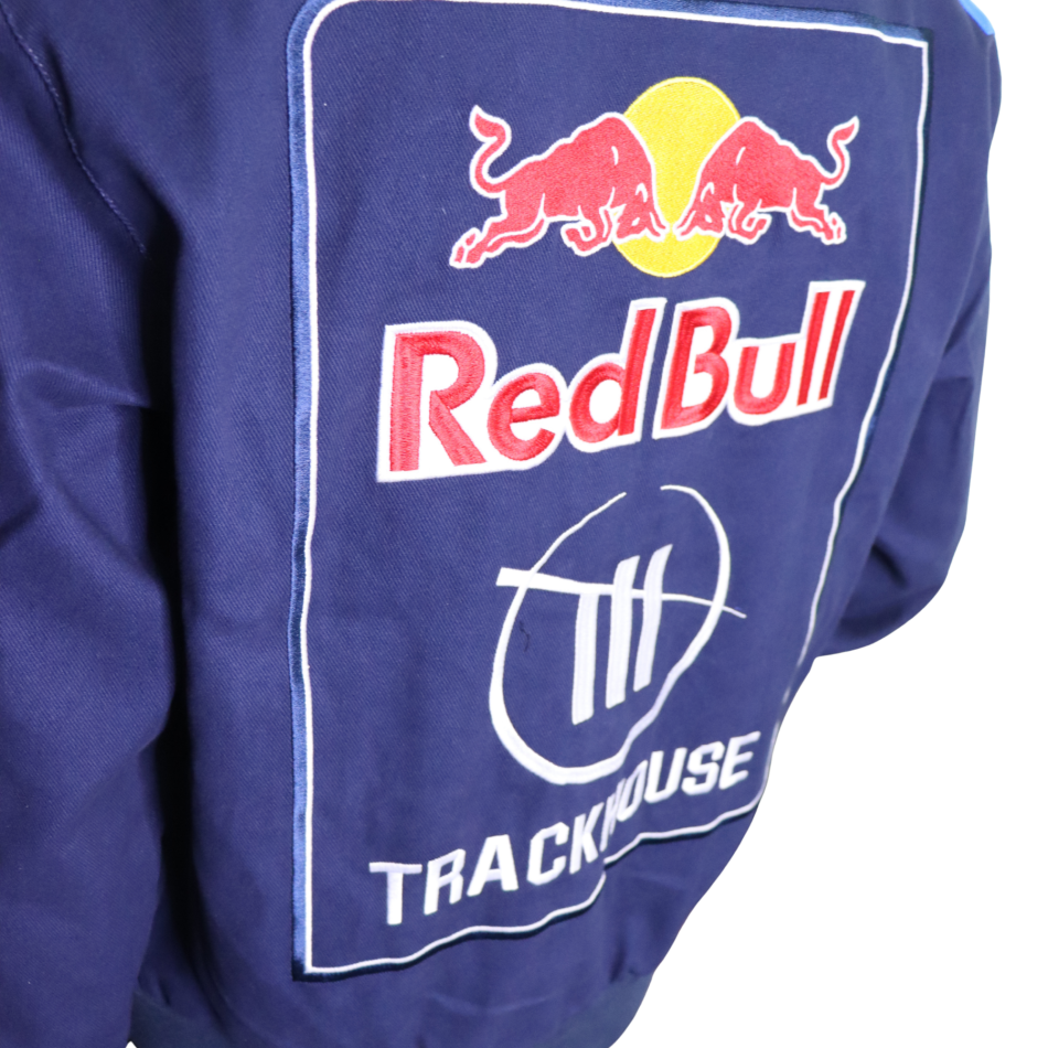 #88 Connor Zilisch - Trackhouse Red Bull Full-Snap Racing Jacke in Navy-Blau
