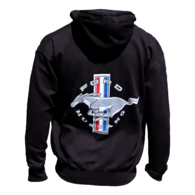 ford-mustang-hoodie-black Officially licensed US-Car, Muscle-Car - Main Image