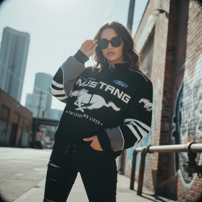 Nascarjacken Onlineshop - Ford Mustang Jacke - front f