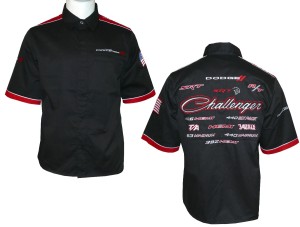 Dodge Challenger - Pit-Shirt - Limited Edition - front and back