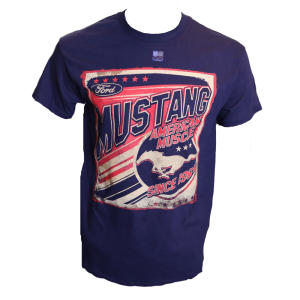 Maglietta Shelby Racing T-shirt Uomo Ford Mustang Con Stampa Shelby, Mopar E Racing - Cotone 100%, Taglia Regolare, Perfetta Per Regali T-shirt Regalo Per Appassionati Auto